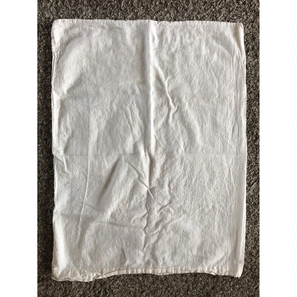 Vtg Embroidered Kids Pillow Case 22x17 Kangaroo With Baby Cottagecore